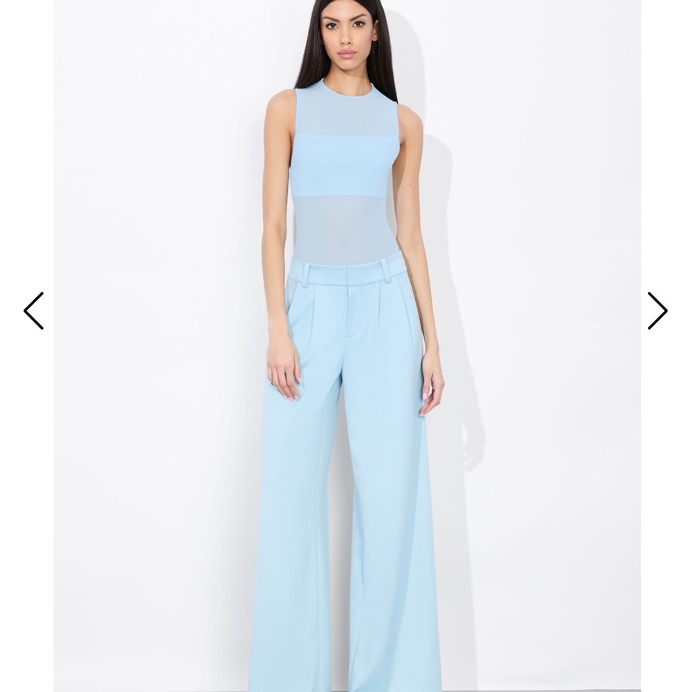 Alice + Olivia Sky Blue Bodysuit - Picture 2 of 6